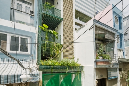 Cách bố trí nhà hẻm diện tích 34 m2 vừa ở vừa cho thuê
