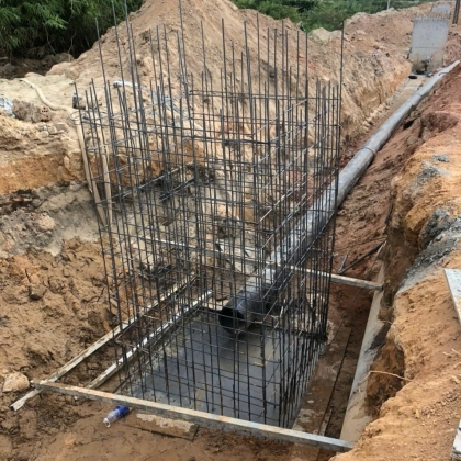 Thi công cấp thoát nước dự án