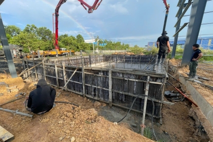 Thi công cấp thoát nước dự án