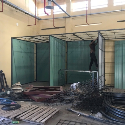 Thi công kiot sạp chợ Lai Nghi
